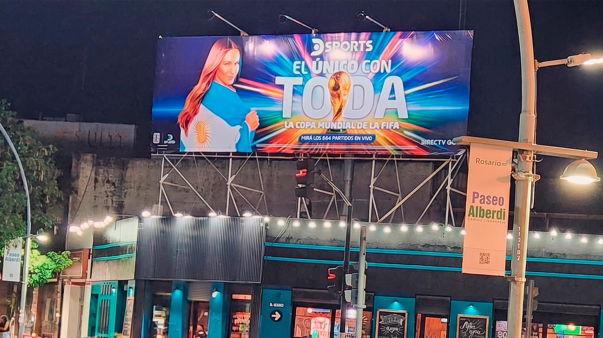 Cartel Frontligth en Rosario – DirecTV